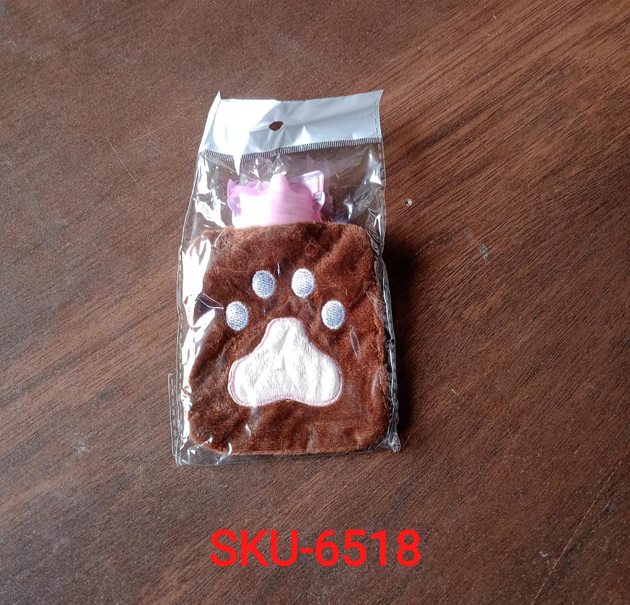 6518 Paw Print small Hot Water Bag with Cover for Pain Relief, Neck, Shoulder Pain and Hand, Feet Warmer, Menstrual Cramps. 6518 Paw Print small Hot Water Bag with Cover for Pain Relief, Neck, Shoulder Pain and Hand, Feet Warmer, Menstrual Cramps.